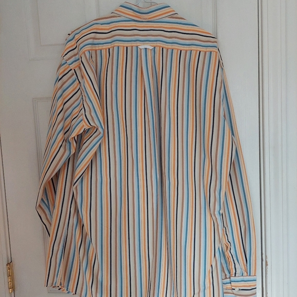 Vintage MONTERREY SHIRTS SHIRTMAKER made in Italy 100% Cotton striped Retro - Picture 14 of 14
